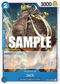 Jack - Kingdoms of Intrigue Pre-Release Cards - One Piece Card Game card