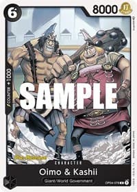 Oimo & Kashii - Kingdoms of Intrigue Pre-Release Cards - One Piece Card Game card