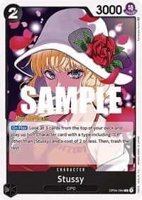 Stussy - Kingdoms of Intrigue Pre-Release Cards - One Piece Card Game card