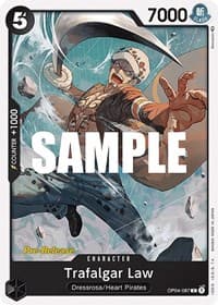 Trafalgar Law - Kingdoms of Intrigue Pre-Release Cards - One Piece Card Game card