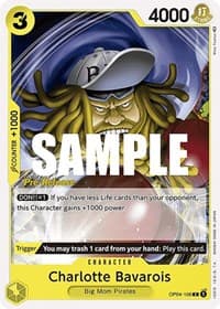 Charlotte Bavarois - Kingdoms of Intrigue Pre-Release Cards - One Piece Card Game card