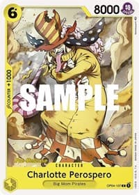 Charlotte Perospero - Kingdoms of Intrigue Pre-Release Cards - One Piece Card Game card