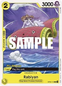 Rabiyan - Kingdoms of Intrigue Pre-Release Cards - One Piece Card Game card