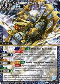 Conquest Myo-oh Nirvana - Starter Deck 06: Bodies of Steel - Battle Spirits Saga card