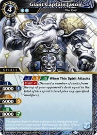 Giant Captain Jason - Starter Deck 06: Bodies of Steel - Battle Spirits Saga card