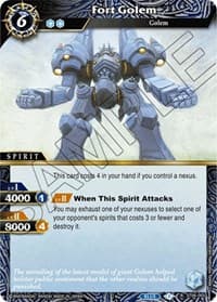 Fort Golem - Starter Deck 06: Bodies of Steel - Battle Spirits Saga card