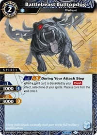 Battlebeast Bulltopdog - Starter Deck 06: Bodies of Steel - Battle Spirits Saga card