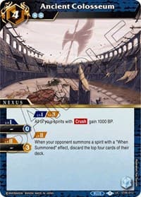 Ancient Colosseum - Starter Deck 06: Bodies of Steel - Battle Spirits Saga card