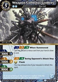 Weapon Collector Godfrey - Aquatic Invaders - Battle Spirits Saga card