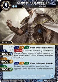Giant King Randolph - Aquatic Invaders - Battle Spirits Saga card