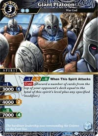 Giant Platoon - Aquatic Invaders - Battle Spirits Saga card