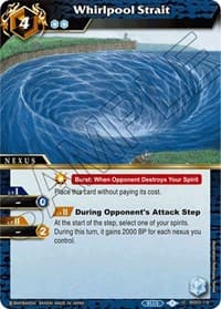 Whirlpool Strait - Aquatic Invaders - Battle Spirits Saga card