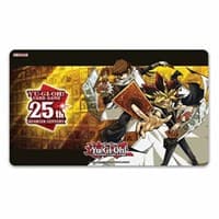 Yu-Gi-Oh! Yugi & Kaiba Quarter Century Game Mat - Konami Playmats - Playmats card