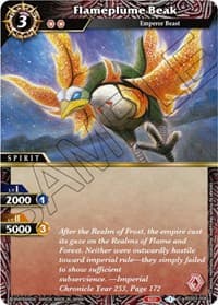 Flameplume Beak - Aquatic Invaders - Battle Spirits Saga card