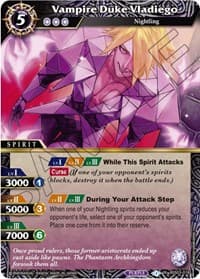 Vampire Duke Vladiego - Aquatic Invaders - Battle Spirits Saga card