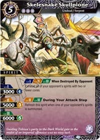 Skelesnake Skullpione - Aquatic Invaders - Battle Spirits Saga card