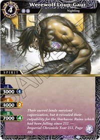 Werewolf Loup-Gaur - Aquatic Invaders - Battle Spirits Saga card