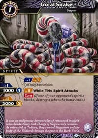 Goral Snake - Aquatic Invaders - Battle Spirits Saga card