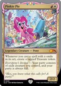 Pinkie Pie - Secret Lair Drop Series - Magic: The Gathering card
