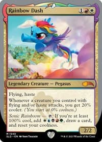 Rainbow Dash - Secret Lair Drop Series - Magic: The Gathering card