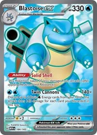 Blastoise ex - SV: Scarlet & Violet 151 - Pokemon card