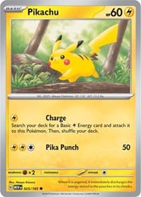 Pikachu - SV: Scarlet & Violet 151 - Pokemon card