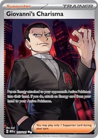 Giovanni's Charisma - SV: Scarlet & Violet 151 - Pokemon card