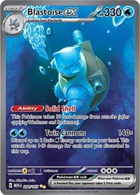 Blastoise ex - SV: Scarlet & Violet 151 - Pokemon card