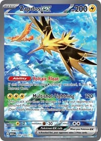 Zapdos ex - SV: Scarlet & Violet 151 - Pokemon card