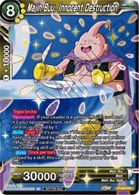 Majin Buu, Innocent Destruction (Championship Selection Pack 2023 Vol.3) (Gold-Stamped Shatterfoil) - Tournament Promotion Cards - Dragon Ball Super: Masters card