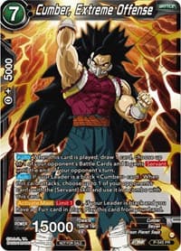 Cumber, Extreme Offense (Championship Selection Pack 2023 Vol.3) (Gold-Stamped Shatterfoil) - Tournament Promotion Cards - Dragon Ball Super: Masters card