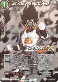 Dark Power Black Masked Saiyan (Event Pack 13) - Tournament Promotion Cards - Dragon Ball Super: Masters card