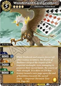 Wonderland Card Gryphon - Aquatic Invaders - Battle Spirits Saga card