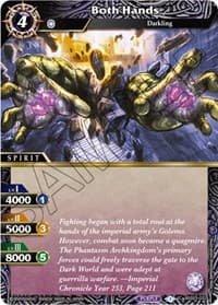Both Hands - Aquatic Invaders - Battle Spirits Saga card