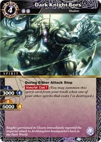 Dark Knight Bors - Aquatic Invaders - Battle Spirits Saga card