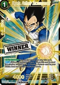 Vegeta, Fatherly Encouragement (Store Championship Winner Card 2023) - Tournament Promotion Cards - Dragon Ball Super: Masters card