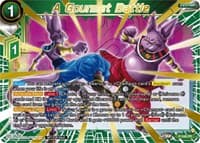 A Gourmet Battle (Championship Z Extra Card Pack 2023) (Gold-Stamped) - Tournament Promotion Cards - Dragon Ball Super: Masters card