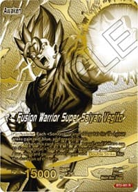 Vegito // Fusion Warrior Super Saiyan Vegito (Championship 2023 Golden Card Vol.3) - Tournament Promotion Cards - Dragon Ball Super: Masters card