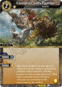 Caregiver Sally Flamme - Aquatic Invaders - Battle Spirits Saga card