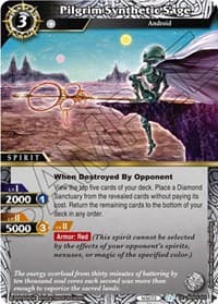 Pilgrim Synthetic Sage - Aquatic Invaders - Battle Spirits Saga card