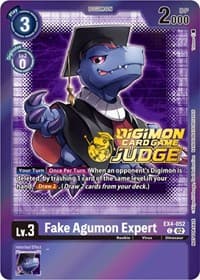 Fake Agumon Expert - EX4-052 (Judge Pack 4) - Alternative Being Booster - Digimon Card Game card
