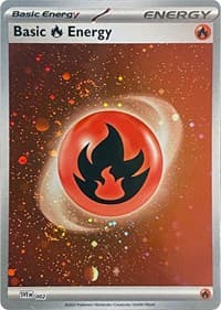 Basic Fire Energy (Cosmos Holo) - SVE: Scarlet & Violet Energies - Pokemon card