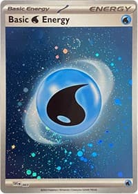 Basic Water Energy (Cosmos Holo) - SVE: Scarlet & Violet Energies - Pokemon card