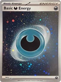 Basic Darkness Energy (Cosmos Holo) - SVE: Scarlet & Violet Energies - Pokemon card