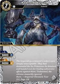 Android Weland - Aquatic Invaders - Battle Spirits Saga card