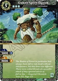 Oaken Spirit Duoak - Aquatic Invaders - Battle Spirits Saga card