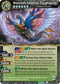 Heavenly Emperor Fenghuang - Aquatic Invaders - Battle Spirits Saga card