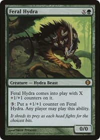 Feral Hydra (Magic Player Rewards 2009) - Oversize Cards - Magic: The Gathering card