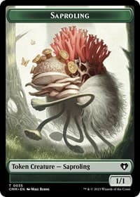 Saproling // Goblin Double-sided Token - Commander Masters - Magic: The Gathering card