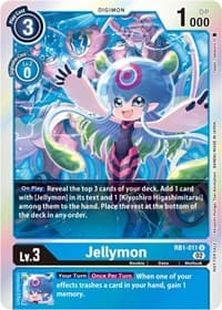 Jellymon (Resurgence Booster Box Promotion Pack) - Resurgence Booster - Digimon Card Game card